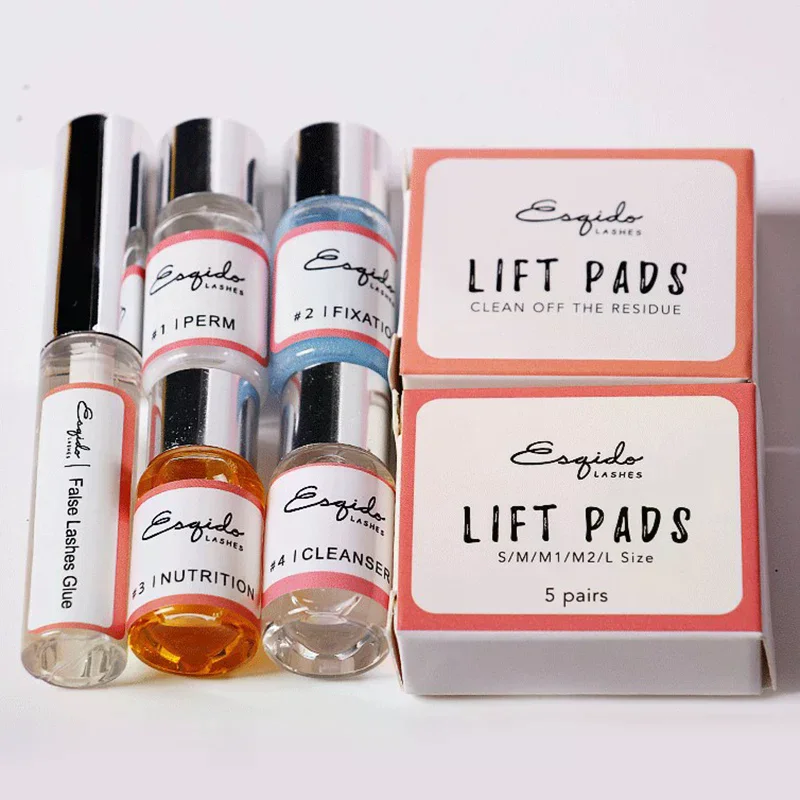 Kits de levage de cils outils de recourbe de cils ensemble d'extensions de levage de cils professionnel