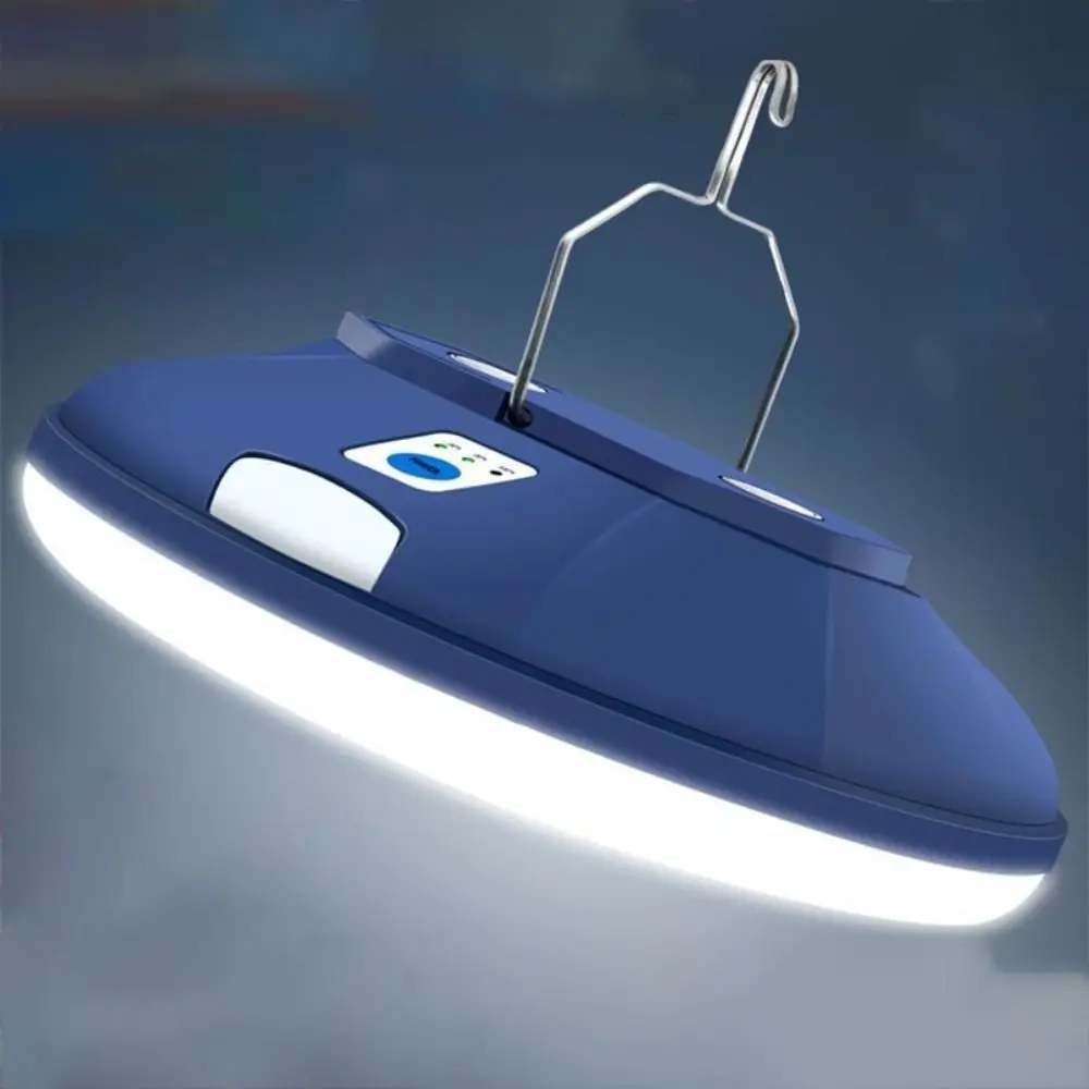 Built-in Rechargeable Battery Portable LED Camping Lantern Magnetic Attraction Warm Radiant UFO Design Night Lamp Powerful LED