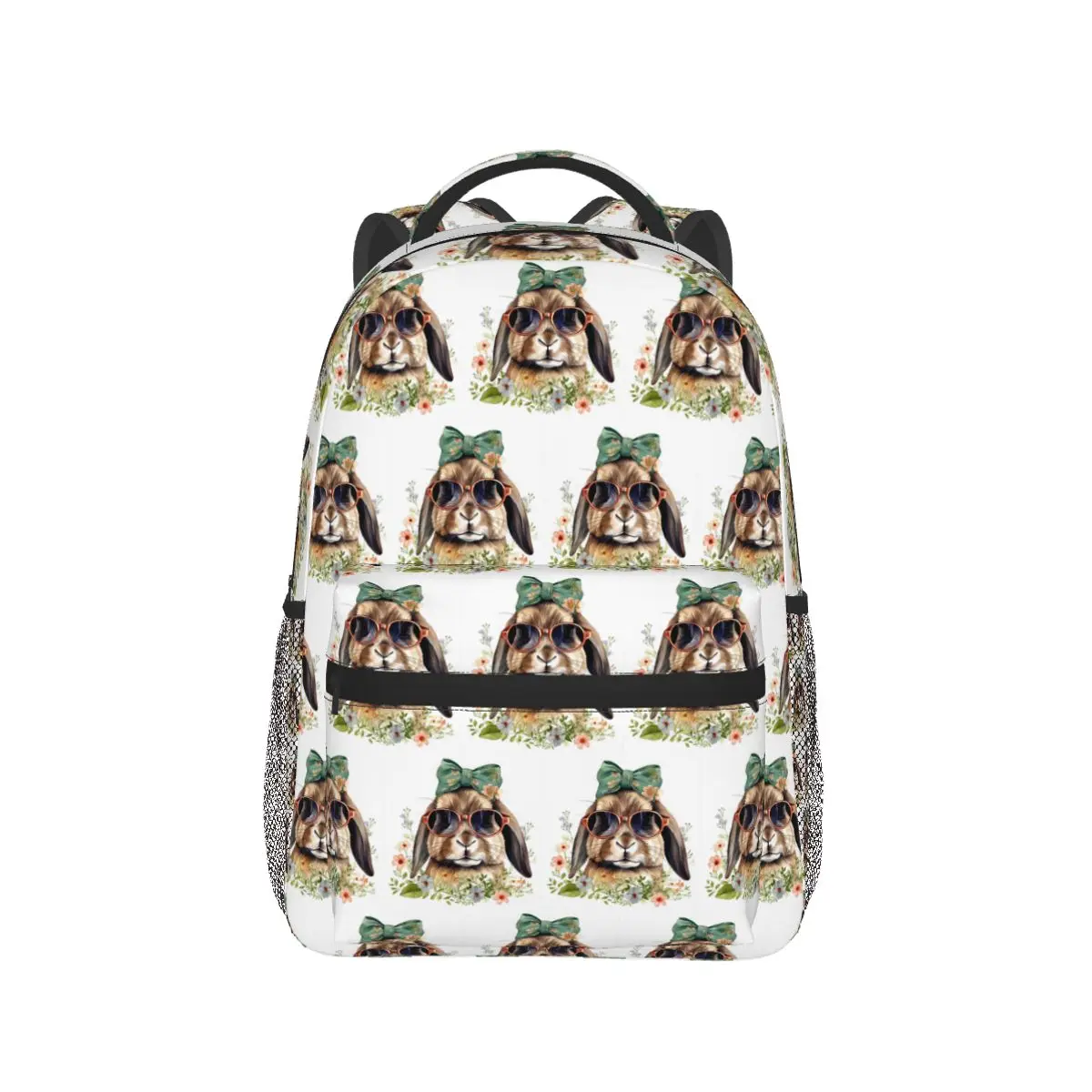 

Пасхальный кролик с солнцезащитными очками, забавный дизайнерский рюкзак, Лидер продаж, рюкзак большой емкости, детская сумка для книг, школьная сумка для мужчин и женщин