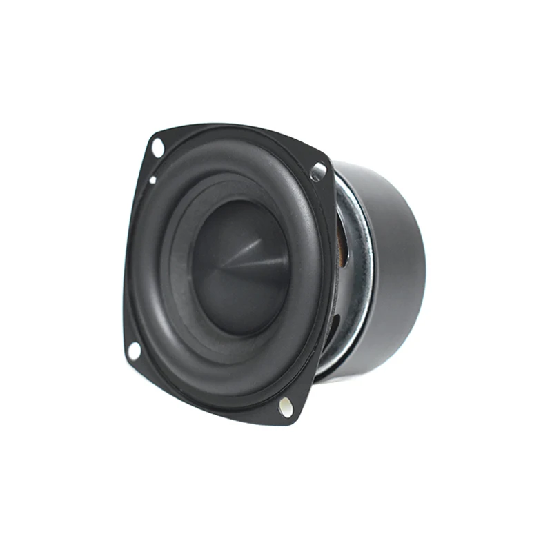 1pcs 3 Inch HIFI Bass Speaker 4 8 Ohm 25W Audio Bookshlef Subwoofer Home Theater Loudspeaker Black Diamond Alumina Ceramic Cap