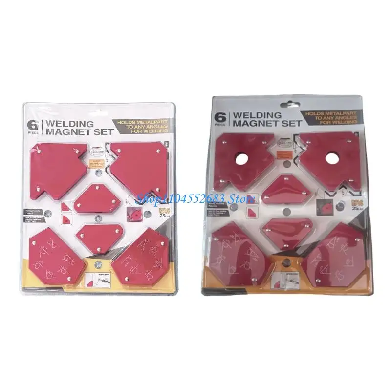 Y6GD Heavy Duty Welding Jig Set 6Pcs Adjustable Angles Welding Holder For Precisions Welding Projects