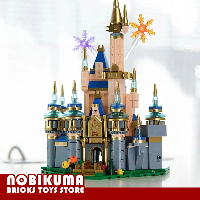 Disney Dream Castle MOC Bricks Model Princess Fairy Tales Palaces Building Blocks Plastic Toys Girl Children Christmas Gifts NEW