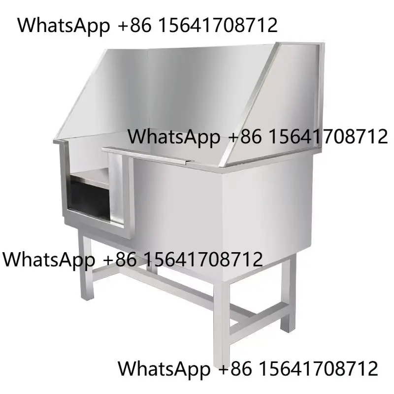 

Экологически чистая раковина для домашних животных Peiqi из нержавеющей стали с дверцей, станция для ванны для собак для салона домашних животных