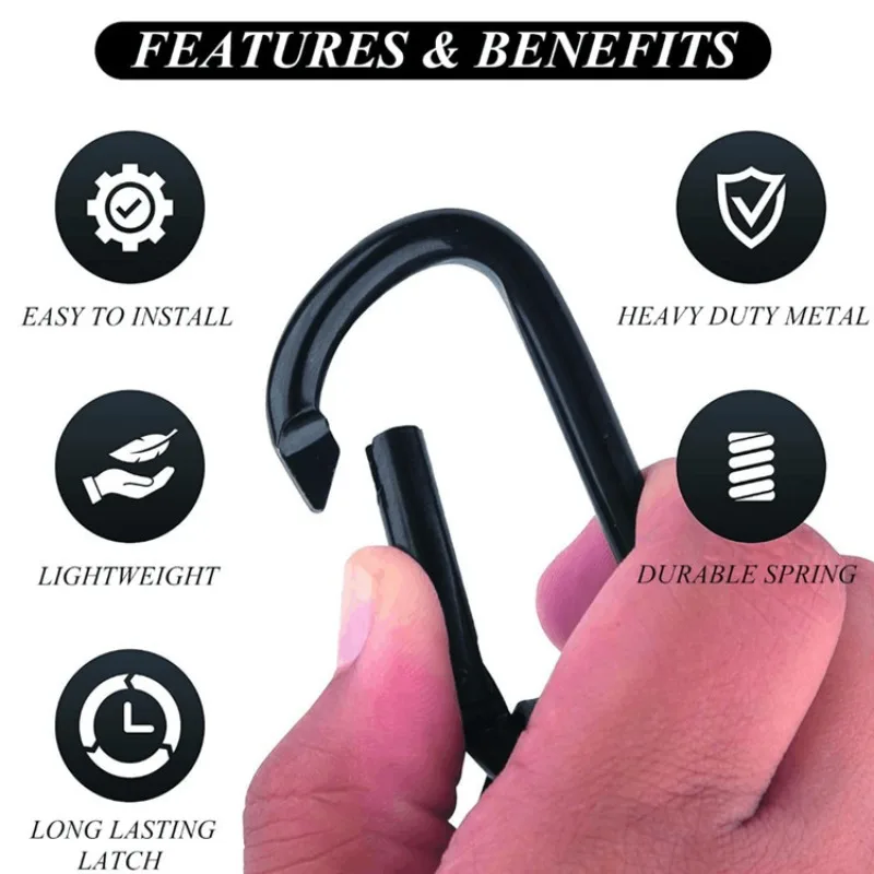 Leather Stroller Hook, Baby Carriage Handle Hook, Universal Velcro Hook for Electric Bikes