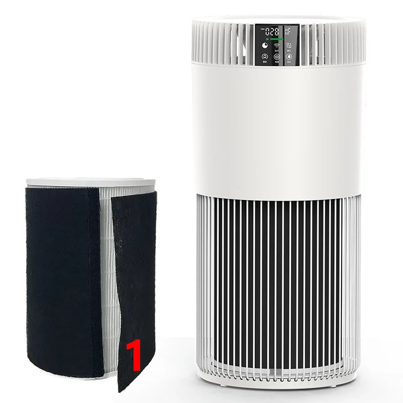Electrostatic Air Purifier Designed Specifically for Pet Hair, Smart Odor Removal, Low-Noise, Germ-Killing, 360° Air Intake