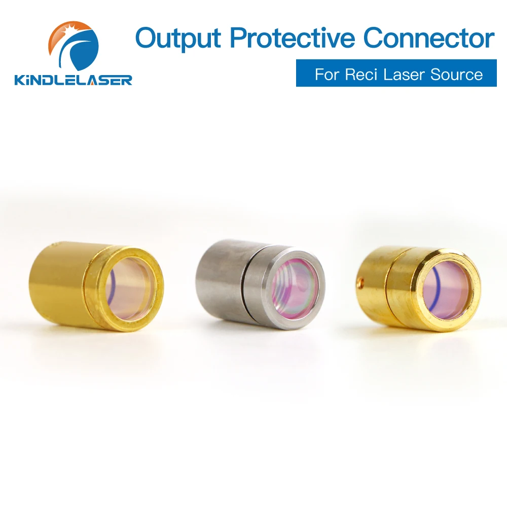 

KINDLELASER Fiber Laser Source QBH Output Connector Protective Window Lens Group for Raycus Reci Laser Cutting Head