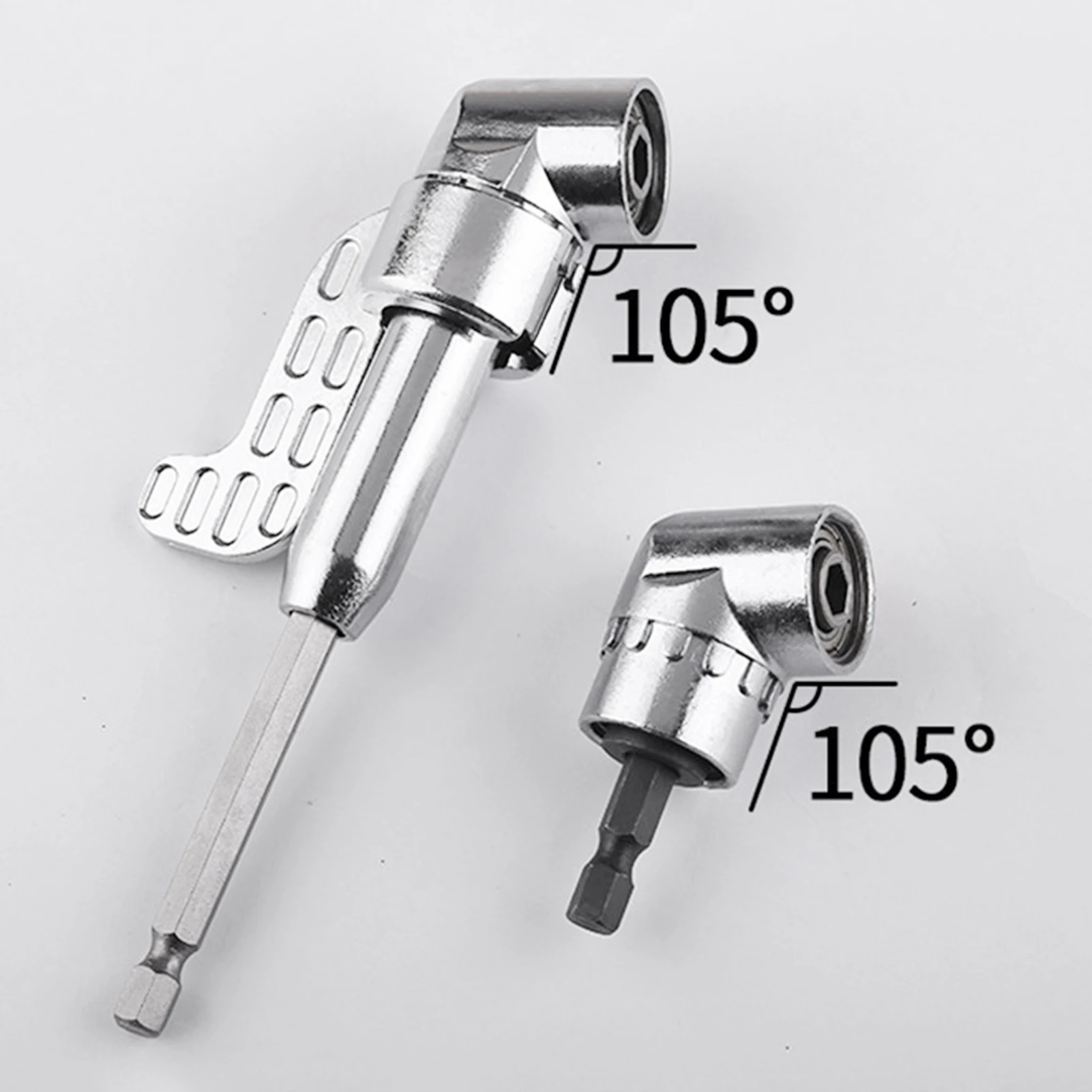 105 Degree Corner Device Angle Drill Adapter And Screwdriver Bits Turning Screwdriver 1/4 Inch/6.35mm Hex Shank Drill Bits