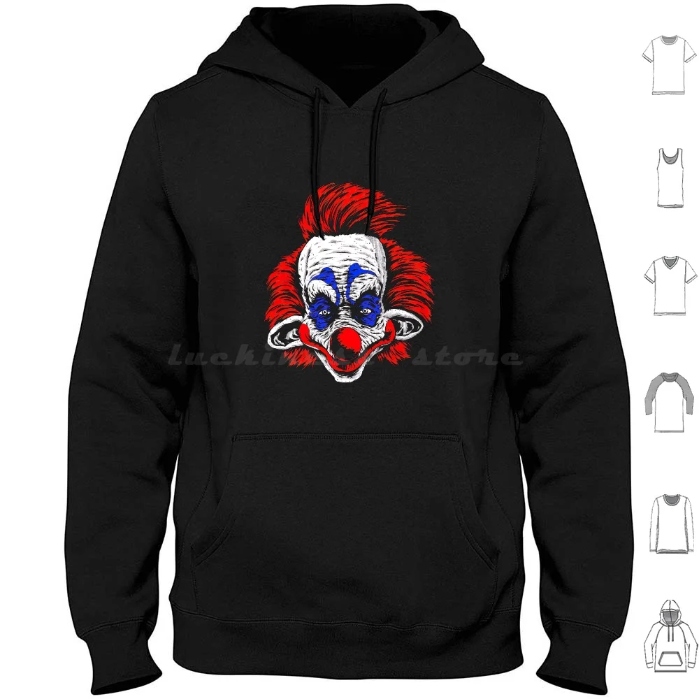 Rudy 3 Hoodie cotton Long Sleeve Killer Klowns From Outer Space Killer Klowns From Outer Space Movie Killer Klowns