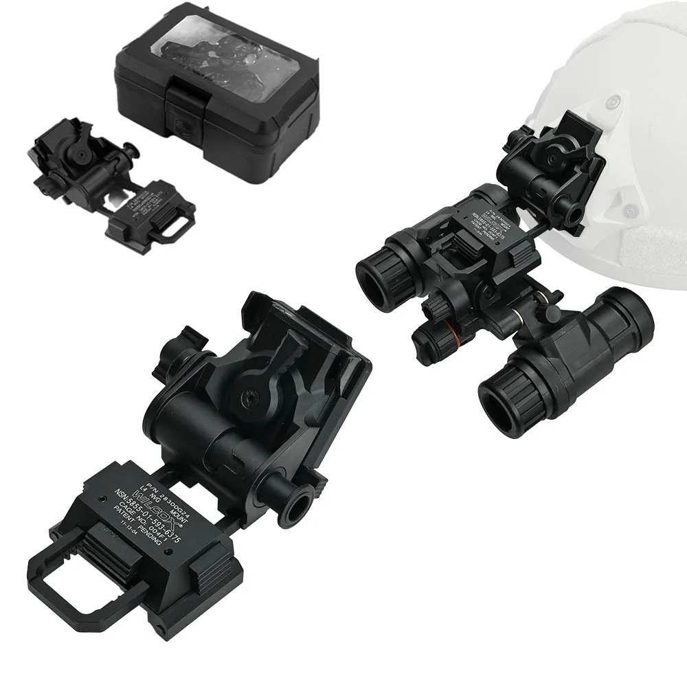 Metal L4G24 NVG Helmet Mount Holder Night Vision Stent Goggles Mount Outdoor Sport Tactical Helmet Bracket For PVS15/18