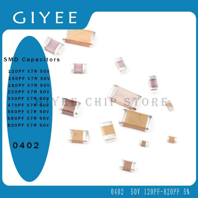 100PCS/LOT 0402 50V…
