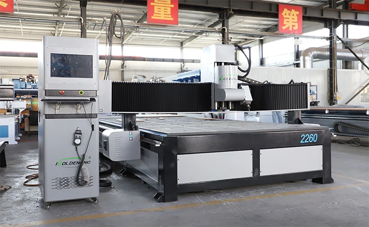 Industrial 1325 4 Axis ATC CNC Router Machine 9KW Air Cooled Spindle for Woodworking