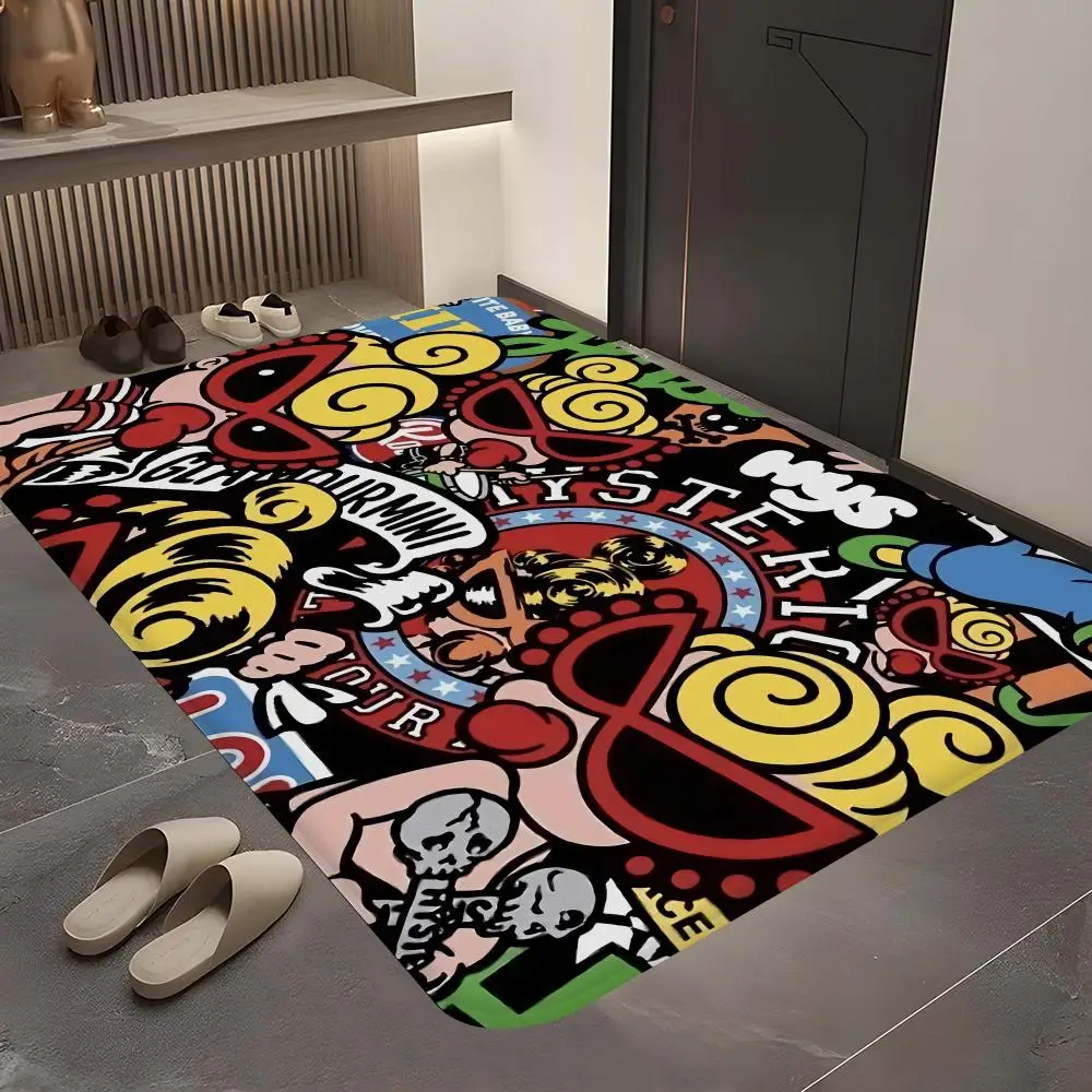 Japan Fashion hysteric mini Floor Mat Bathroom Mat Kid Room Bedroom Decoration Balcony Anti-Slip Doormat Living Room Welcome Rug