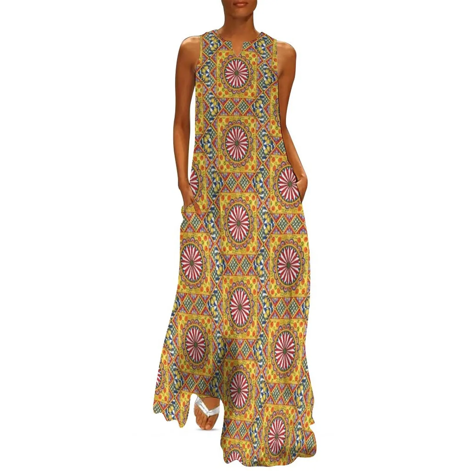 

Sicilian Style IV Long Dress elegant women's sets dresses korean style dress women summer 2025 women formal occasion dresses