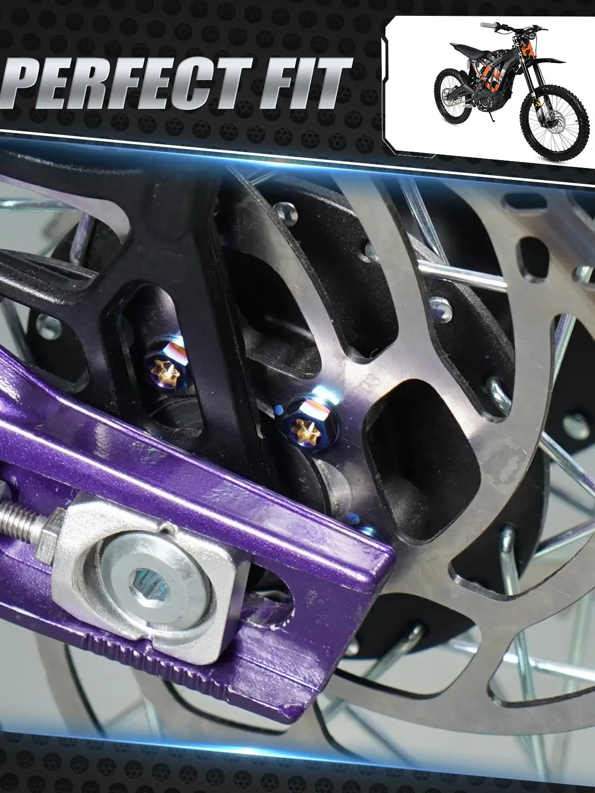 AliExpress NICECNC For Surron light bee X 6PCS M6X13 Rear Brake Disc Pad Screws For Sur-ron light bee S L1E For Segway X160 X260 Electric Dirt Bike