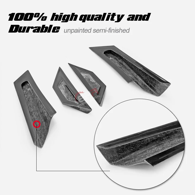 SAAR متوافق مع أجزاء تعديل ألياف الكربون Honda Type R FK8 غطاء محرك السيارة الأمامي طراز Varis سبويلر فتحة التهوية