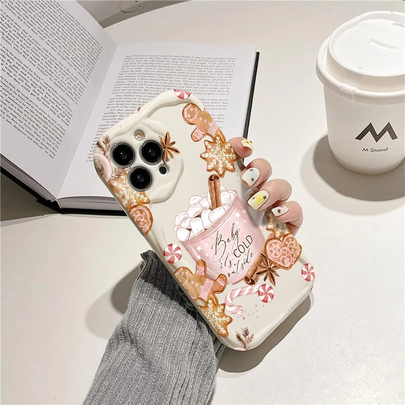 Casing Ponsel Kopi Musim Dingin Hangat Natal untuk Honor Magic 7 6 Lite Casing Honor X9C X9B X8 X8B X8C X7A X7B X6 X6B X5 400 200 Sampul