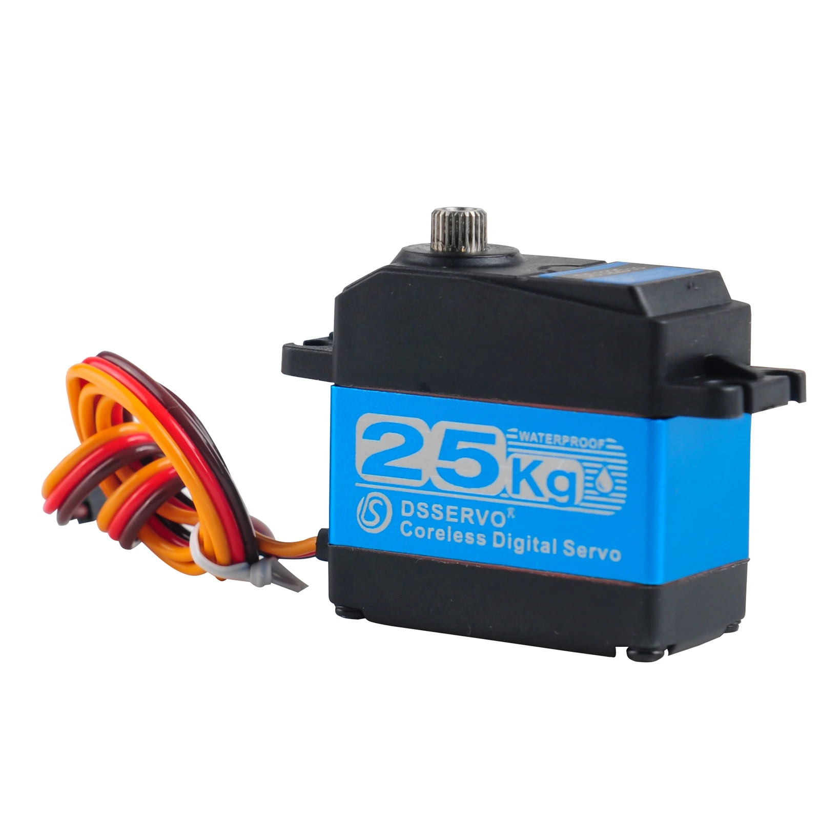 

Водонепроницаемый цифровой сервомотор DS3225 7.4V 25KG с сервоплечом 25T, IP67, 180/270 градусов, безредукторный, для радиоуправляемых моделей автомобилей масштаба 1/8 и 1/10