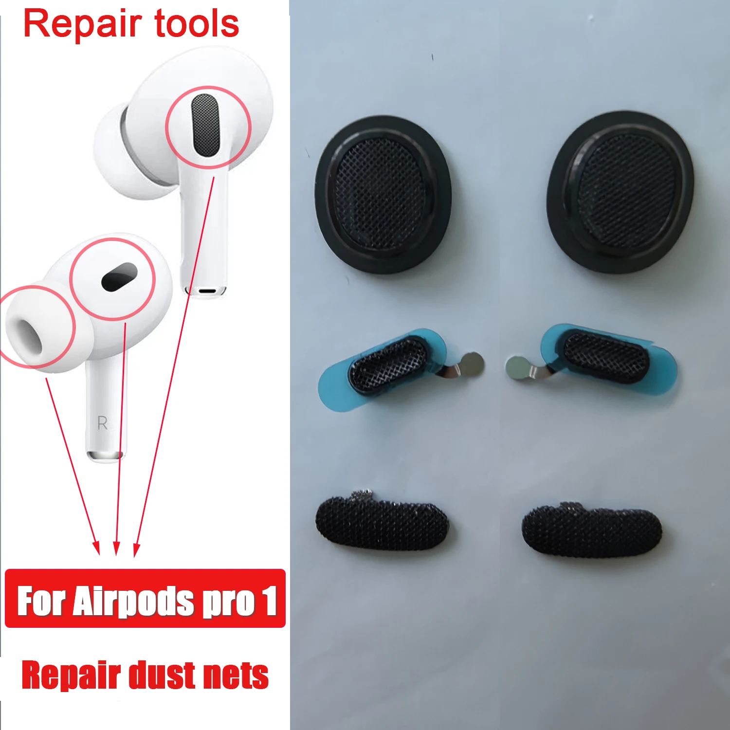 Bluetooth Headphone Air Filter Earphone Mesh Filter Outlet Dust Proof Nets Repair Tool Replacement Mesh Nets for Airpords Pro