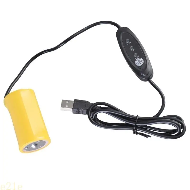 

E21E 118 см USB 5V2A до 1,5 В 3 В 4,5 В кабель для замены батареи для удаленной замены игрушек в различных электронных гаджетах