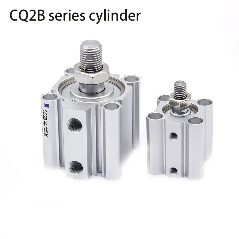 SMC Type CQ2 Series CQ2B Double Acting Thin Compact Cylinder CQ2B12 CQ2B16 CQ2B20 CQ2B25 CQ2B32 CQ2B40 CQ2B50 CQ2B63 CQ2B80x100