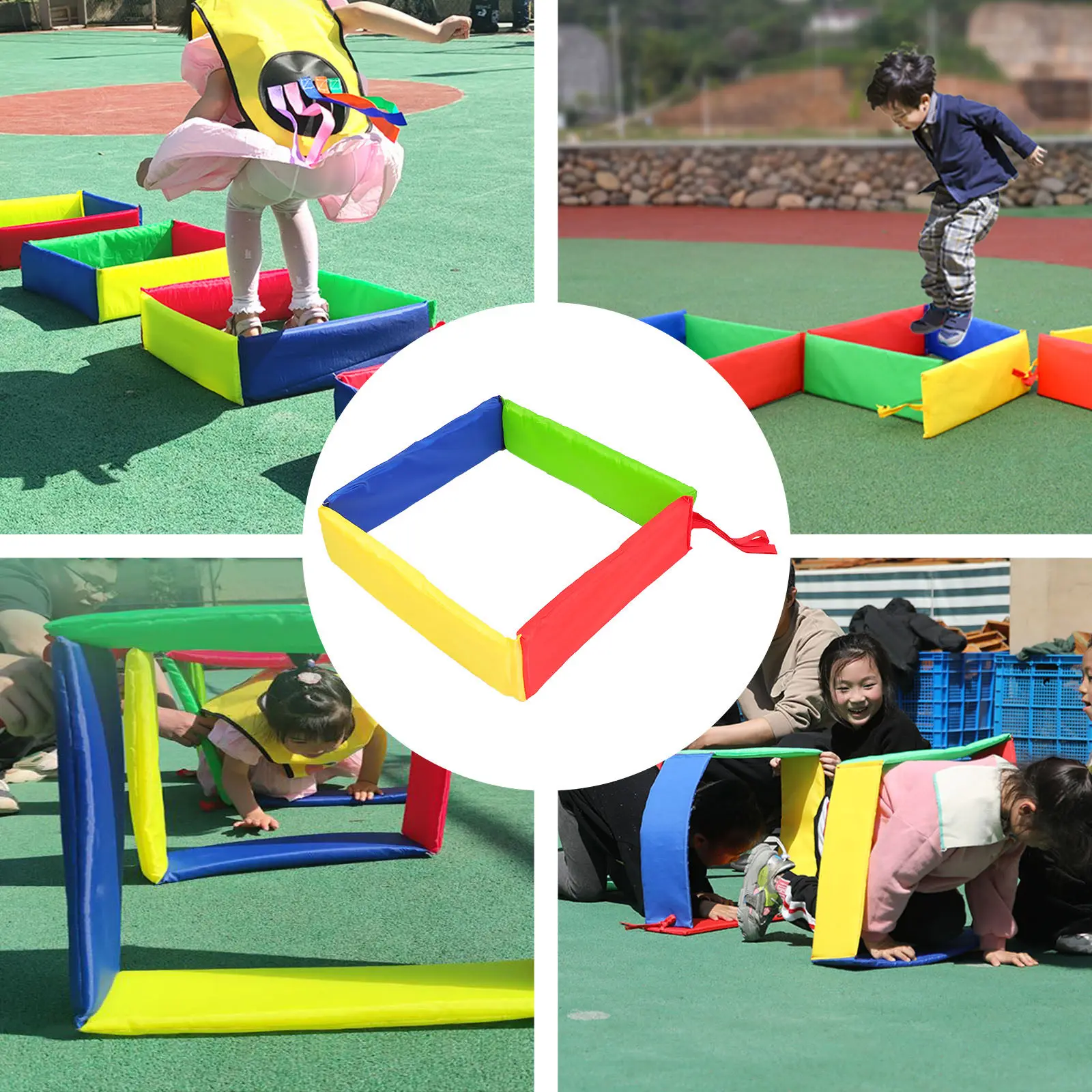 1Pcs Multi-Function Four-Color Grid Gaming Prop Children Physical Training Equipment Enhances Hand-Eye Coordination Balance