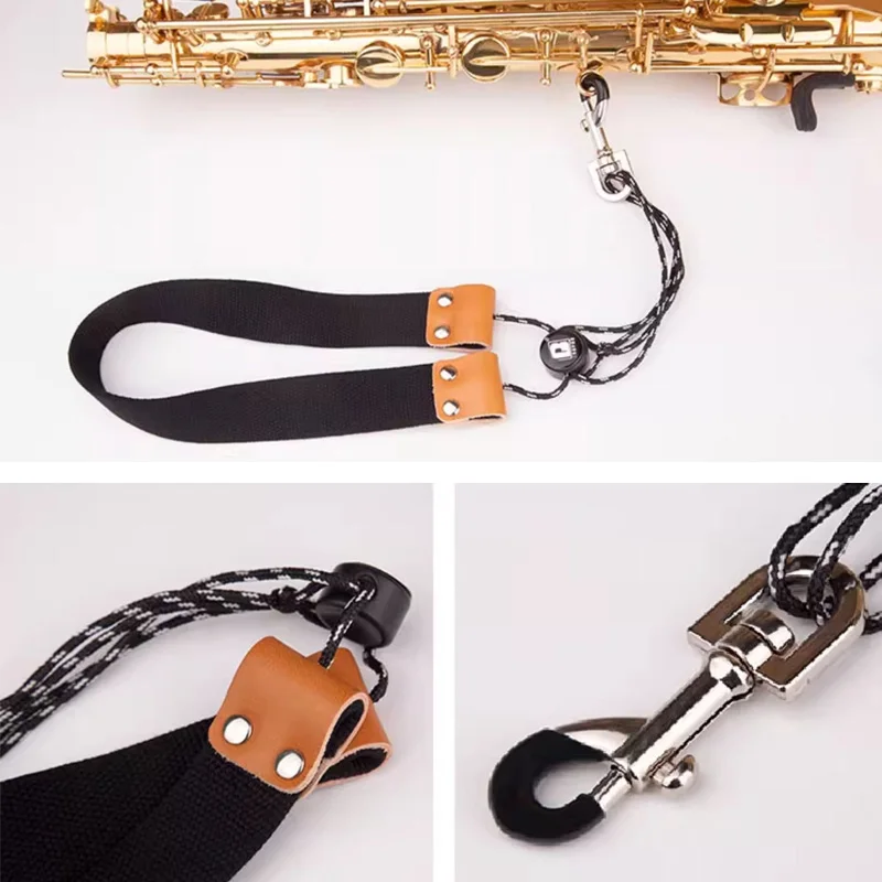 Bropro Alt-Tenorsaxophon Elektrisches Blasinstrument für Erwachsene, Halsgurt, Tragegurt, Hängebänder – Detail 4