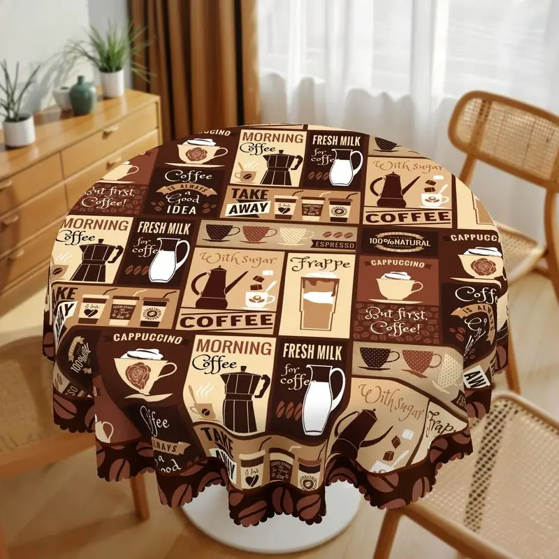 VIKAMA Bohemian Sunflower Print Vintage Tablecloth, Home Kitchen Decoration, Party And Festival Decoration, Easy To Maintain-