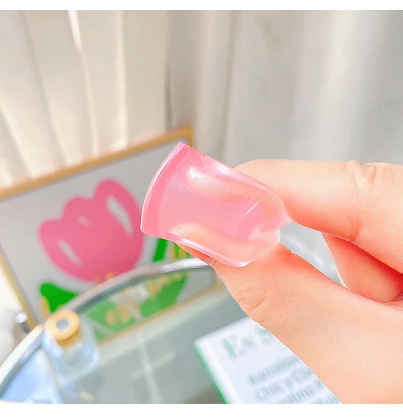 1-10pcs Creative Cute Transparent Ice Cubes Squeeze Rebound Toy Kids Silicone Jelly Cube Sensory Relief Pinch Music Toys Gift