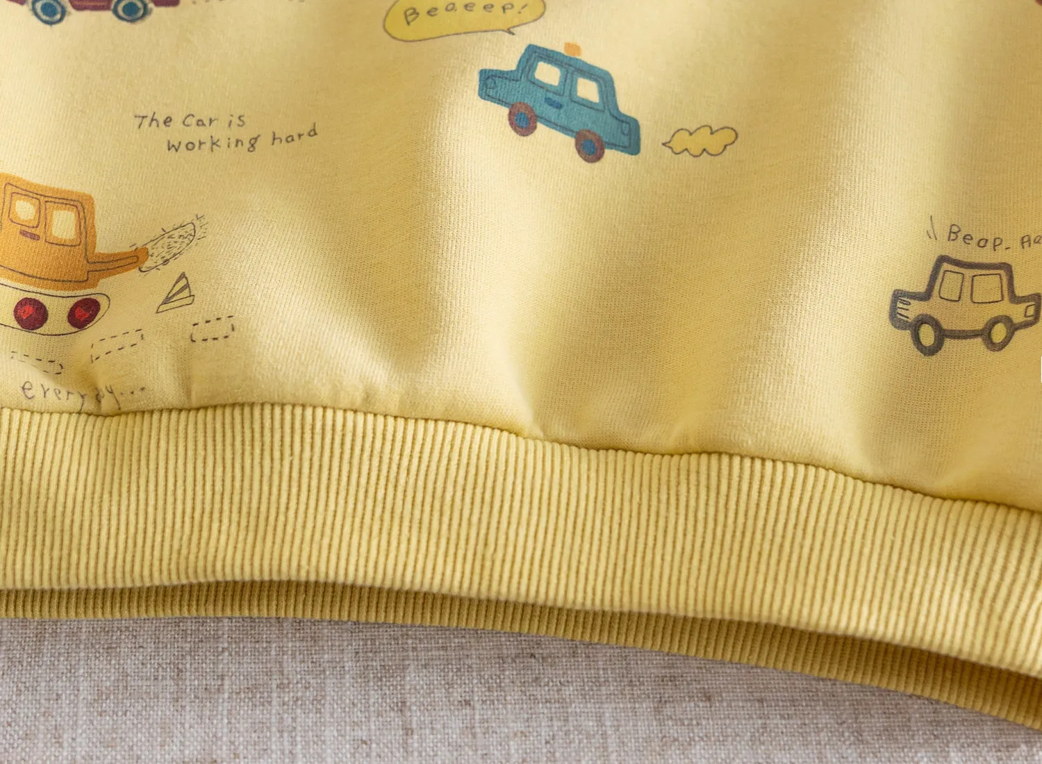 Neues Kinder-Frühlings- und Herbst-Polohemd mit langen Ärmeln, T-Shirt mit Cartoon-Motiv, bequemes Baumwoll-Unterhemd für Mädchen und Jungen, Baby – Detail 9