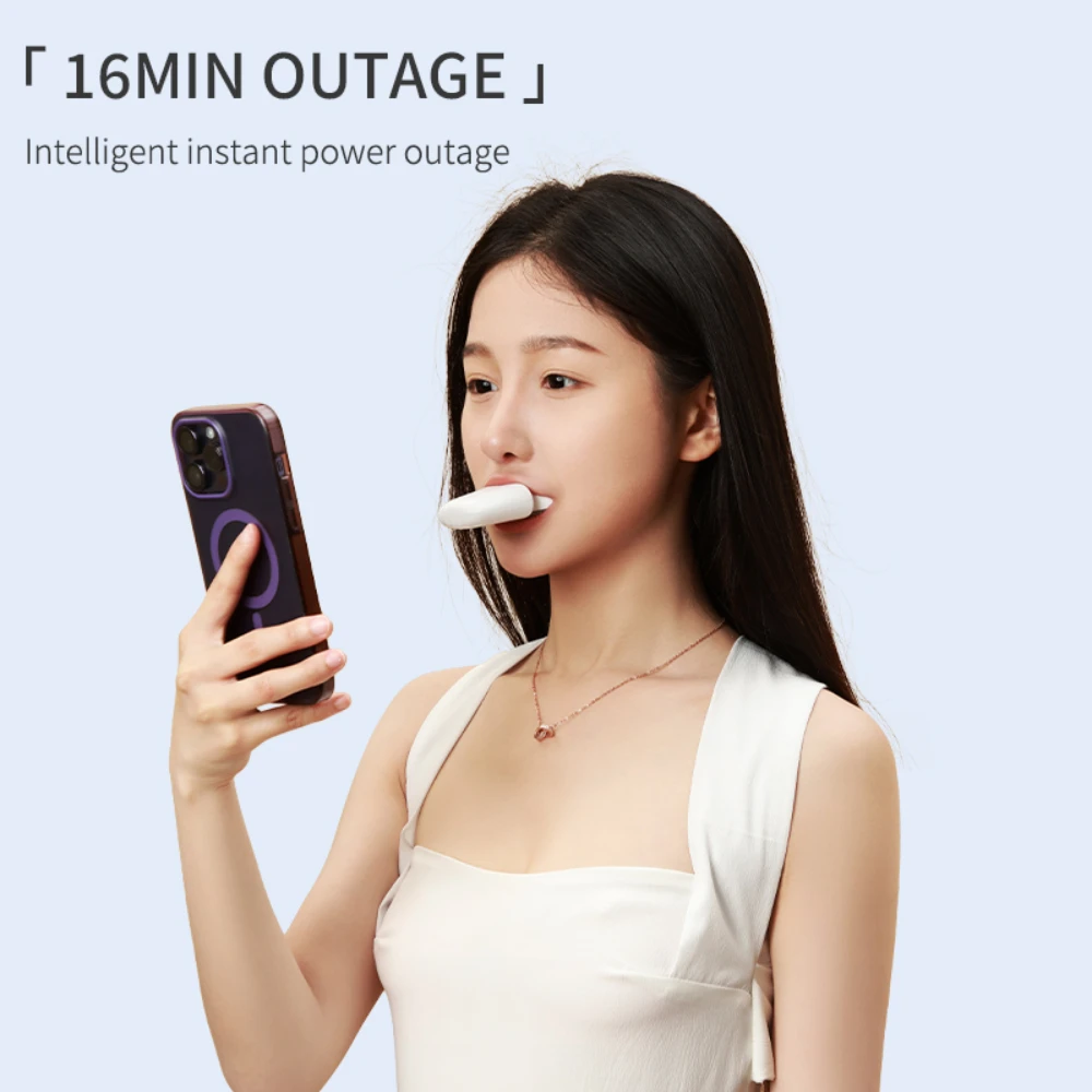 휴대용 USB 충전식 치아 미백 램프, 블루 라이트 구강 조명, 3in 1, 16 개 조명