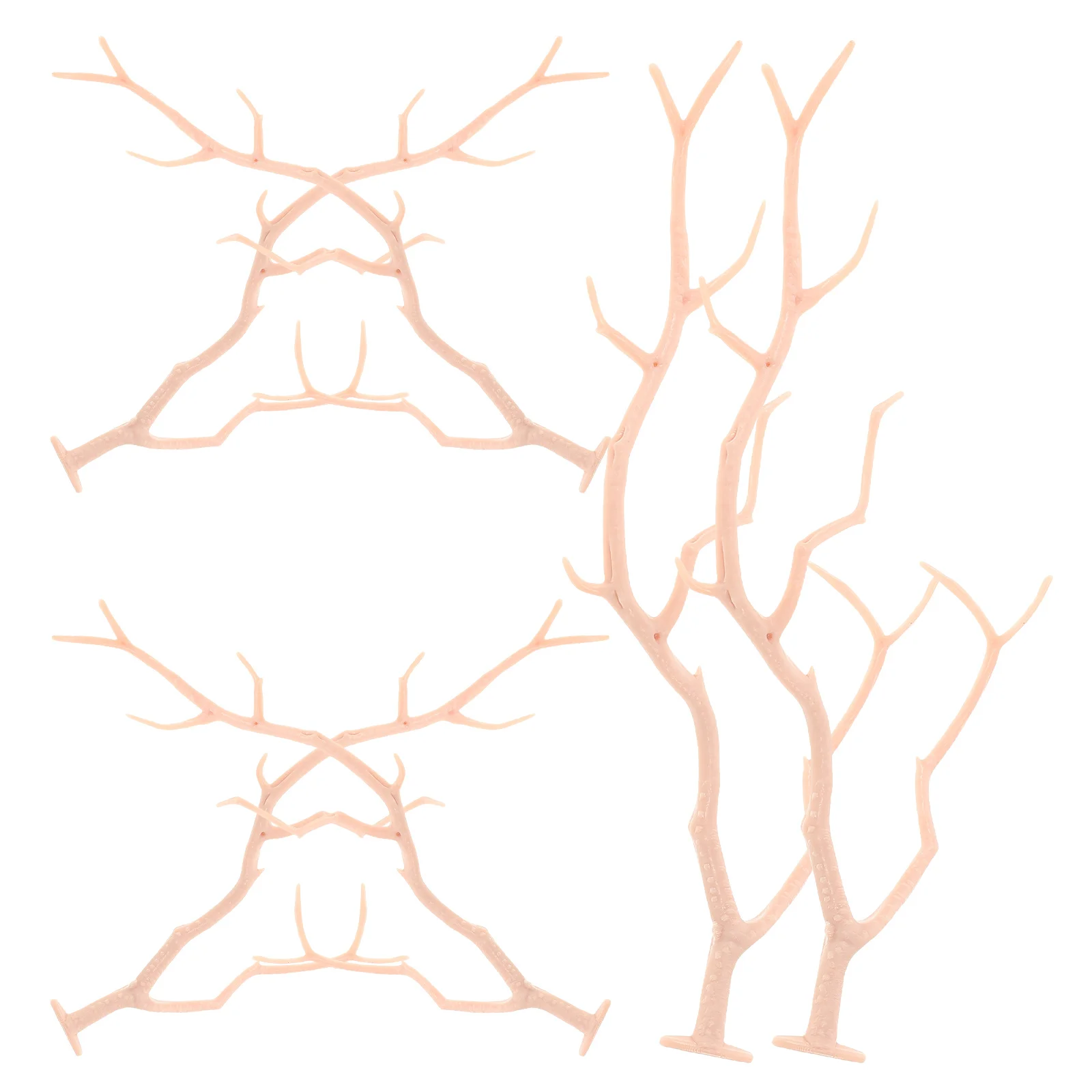 

6 Pcs Antler Headdress Branch Decoration Vase Filling Branches Artificial Tree Pumpkin