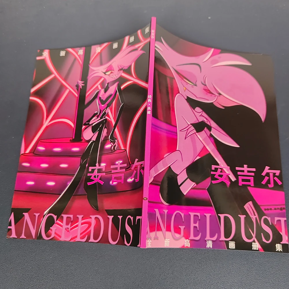 

Hotel Inferno Art Collection Book - Illustrations Artwork Album Featuring Comic Characters Cartoon Cards And Anime Badges