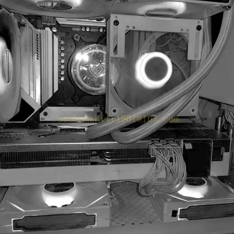 62KA ПК Кронштейн радиатора водяного охлаждения 120 мм Монтажный кронштейн вентилятора Подставка Подставка для радиатора с винтами Простая установка