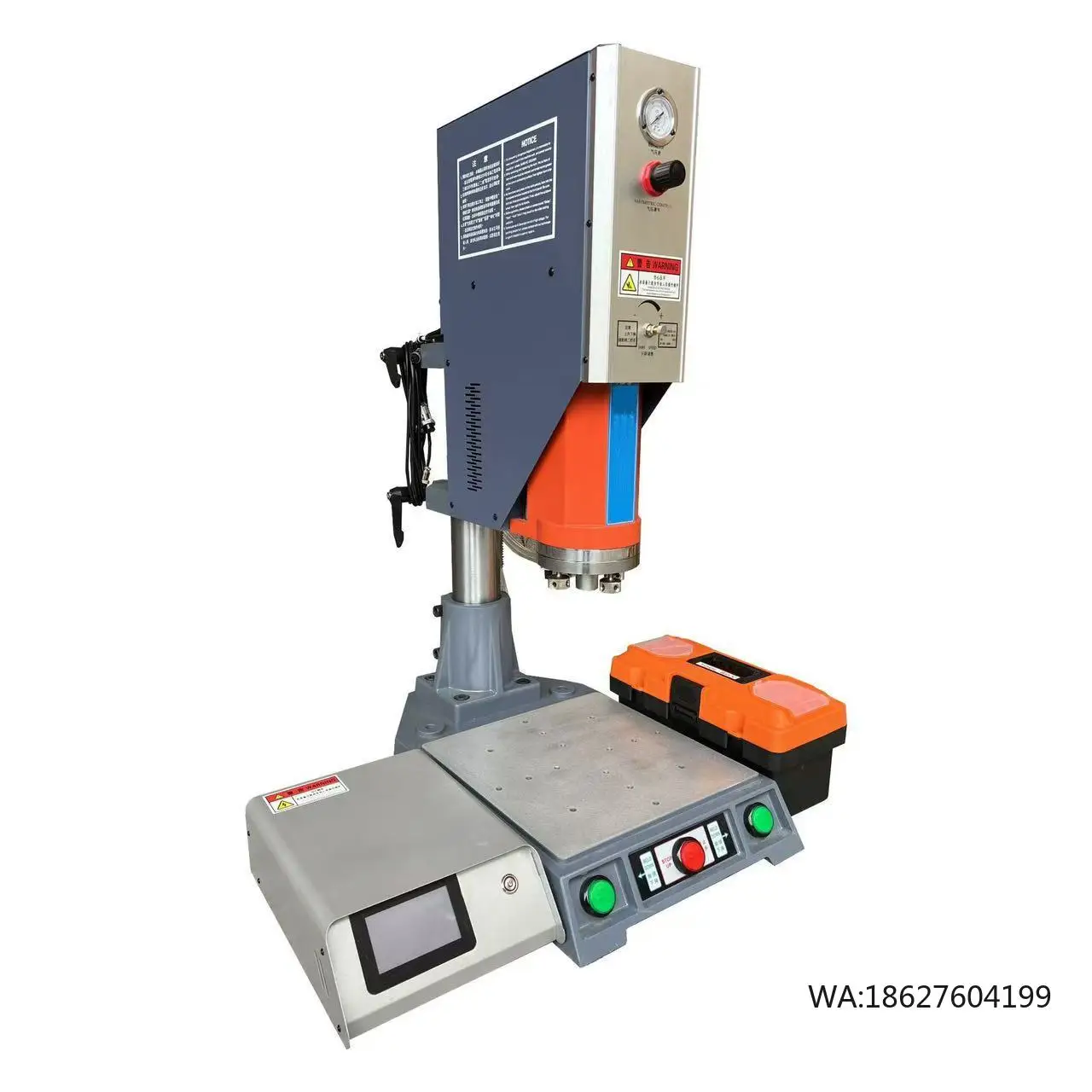 

Cutting PVC Plastic Non-Woven Ultrasonic Welding Machine 15K 2600W 2000W Ultrasonic Welding Sealing