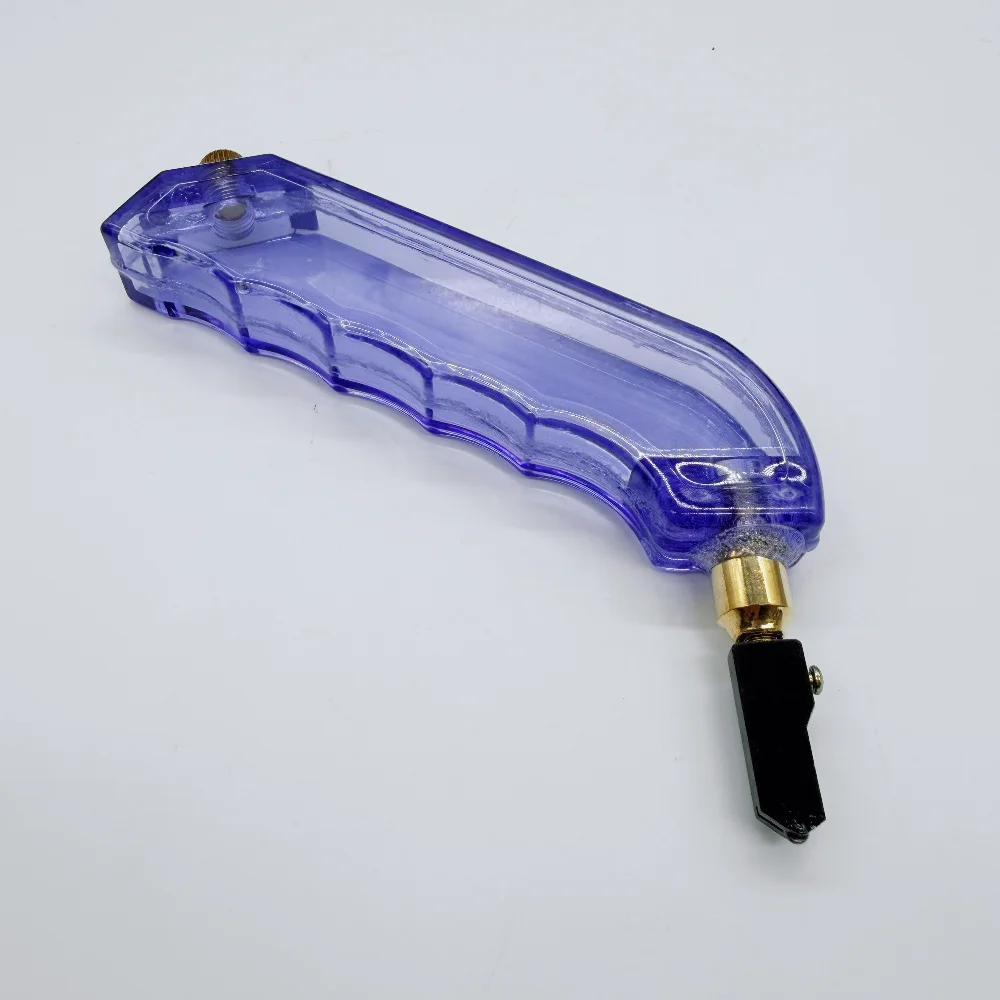 1 Piece Pistol Grip Oiled Glass Cutter Stained Glass Cutting Art Glass Tool 3-12mm