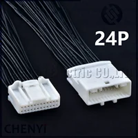 Conector de host de navegación de Audio automotriz de 24 pines enchufe de arnés de cables 1473413 -1 1376103 -1 1318917 -1 Para Toyota Nissan Buick