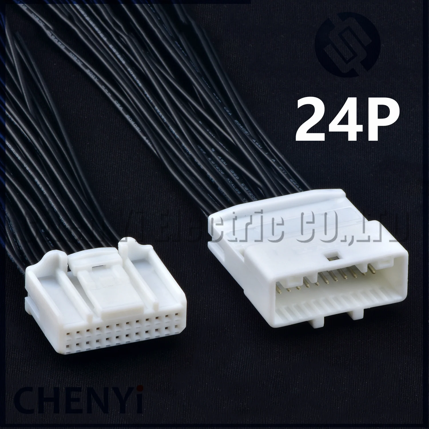 24-pinowe złącze hosta nawigacji samochodowej Gniazdo wiązki przewodów Wtyczka 1473413 -1 1376103 -1 1318917 -1 Dla Toyota Nissan Buick