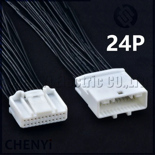 Conector de host de navegación de Audio automotriz de 24 pines enchufe de arnés de cables 1473413 -1 1376103 -1 1318917 -1 Para Toyota Nissan Buick