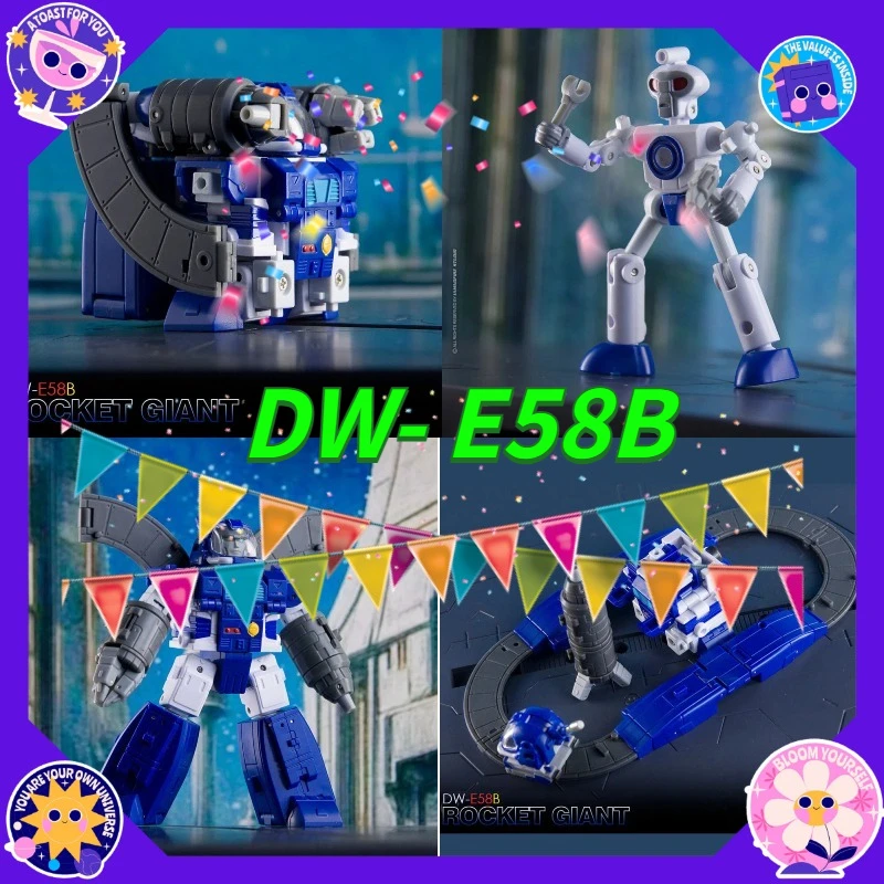 НОВИНКА: Фигурка-трансформер Dr.Wu DW-E58B DWE58B Rocket Giant Omega SP Blue Limited Edition