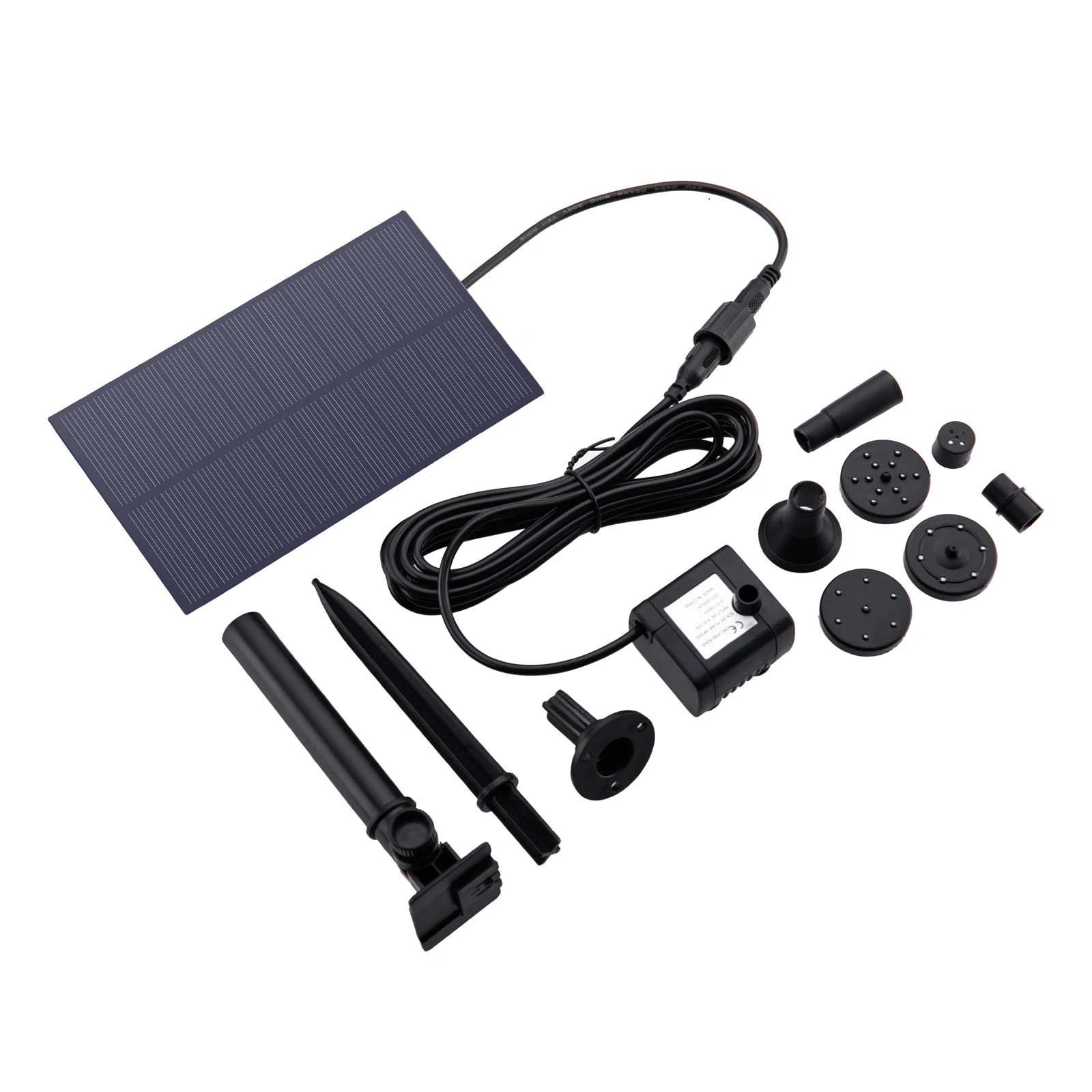 Solar Water Fountain Pump For Birdbath Garden With Wireless Control And USB Adapter Outdoor Decor Easy To Install