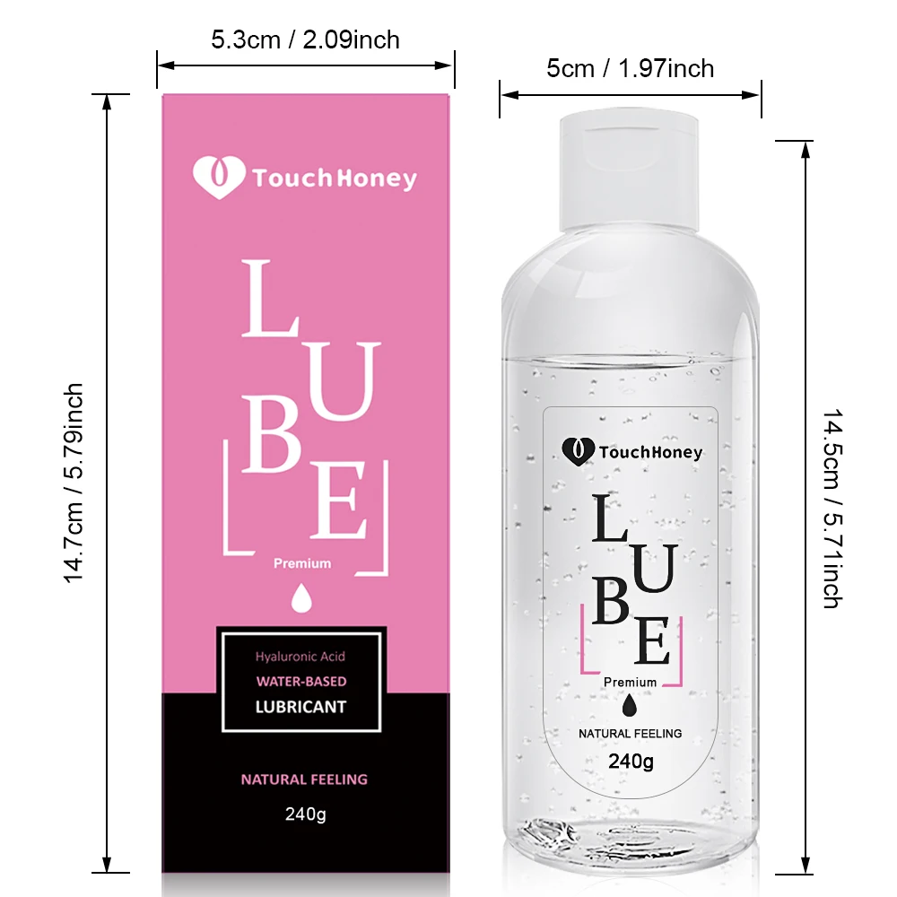 Natural Water Based Sexual Lubricant for Women Adult Vagina Pusssy Lube Men Gay Anal Sex Toy Gel Intimate Body Massage Oil 240ml view 5
