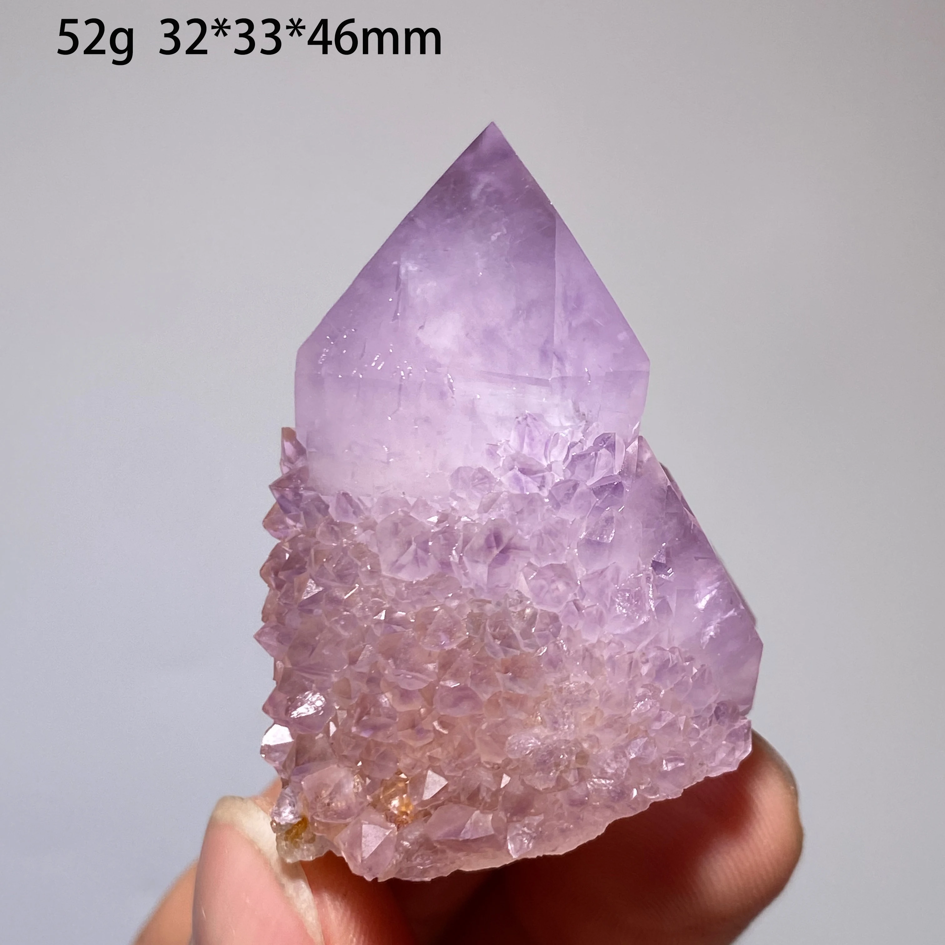 Natural Stone Amethyst Cactus Quartz Crystal Cluster Mineral Specimen Raw Rock Home Decoration Healing Gift