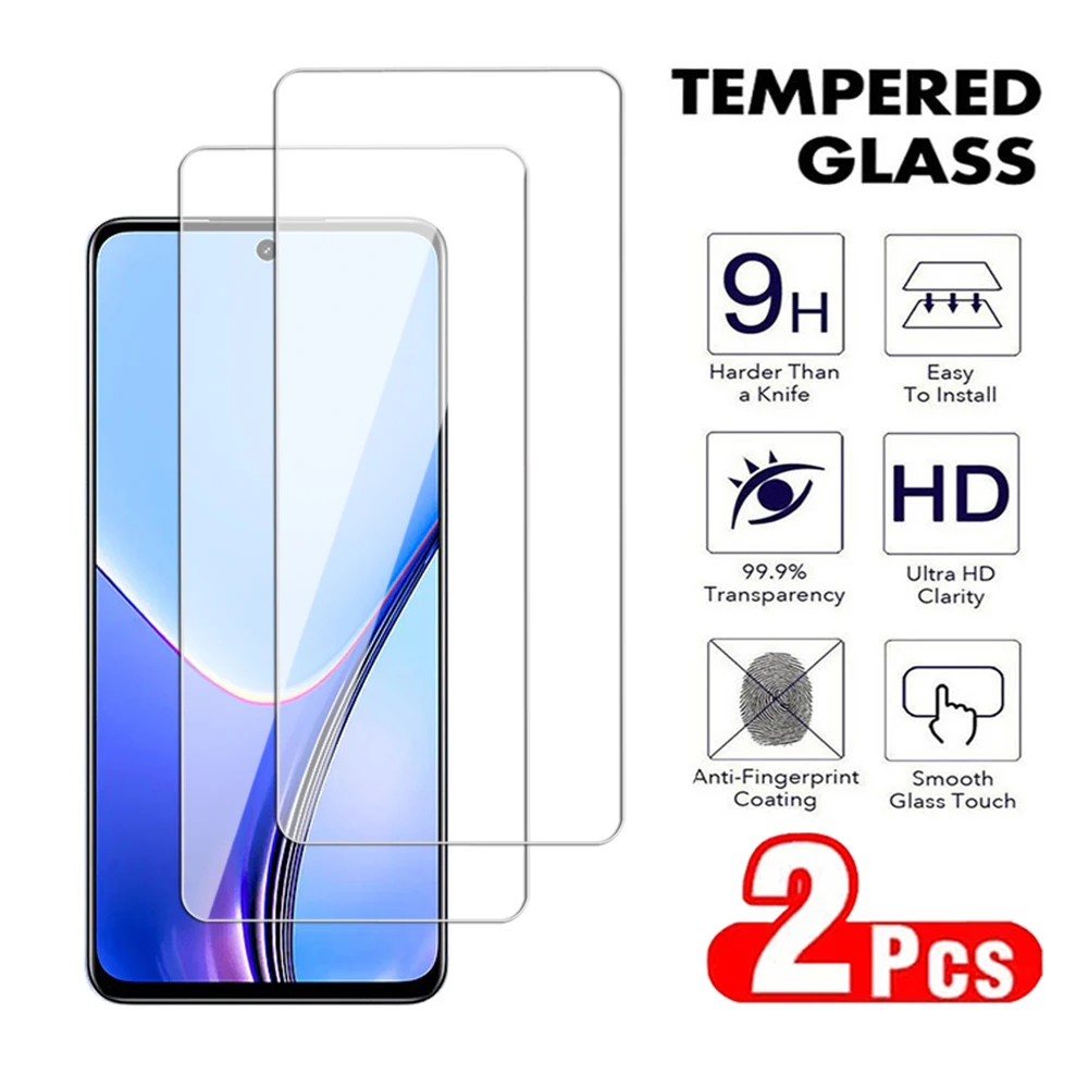 2Pcs Screen Protector For Realme 8 9 10 11 Pro Plus Speed Tempered Glass Realme 11 6.4 4G 6.72 5G 6.43 Transparent Glass Film