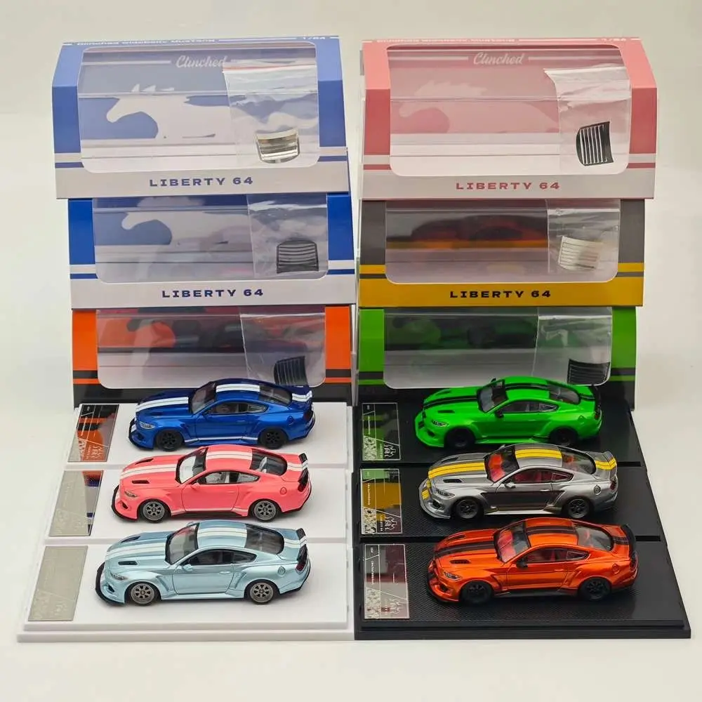 

Коллекционная модель автомобиля Liberty 1/64 Ford Mustang Clinched Widebody Muscle Sports из литого металла, ограниченная серия