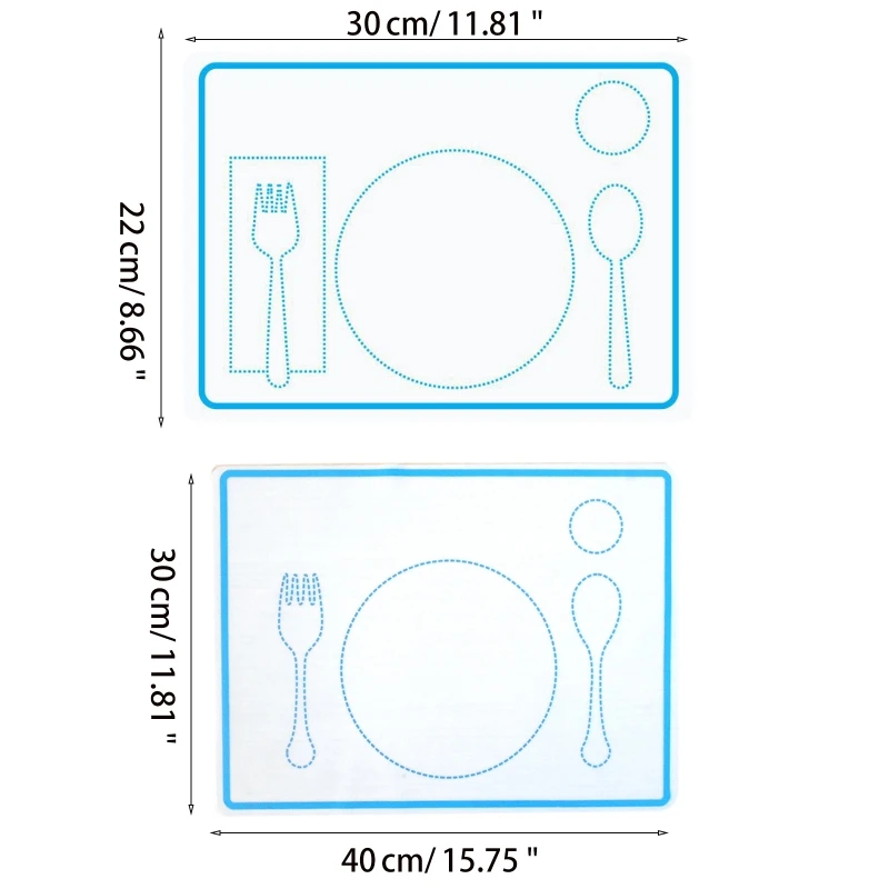 Baby Sensory Placemat Silicone Food Mat Matching Toy Sorting Developmental Early Learning Montessori Toy for Preschools