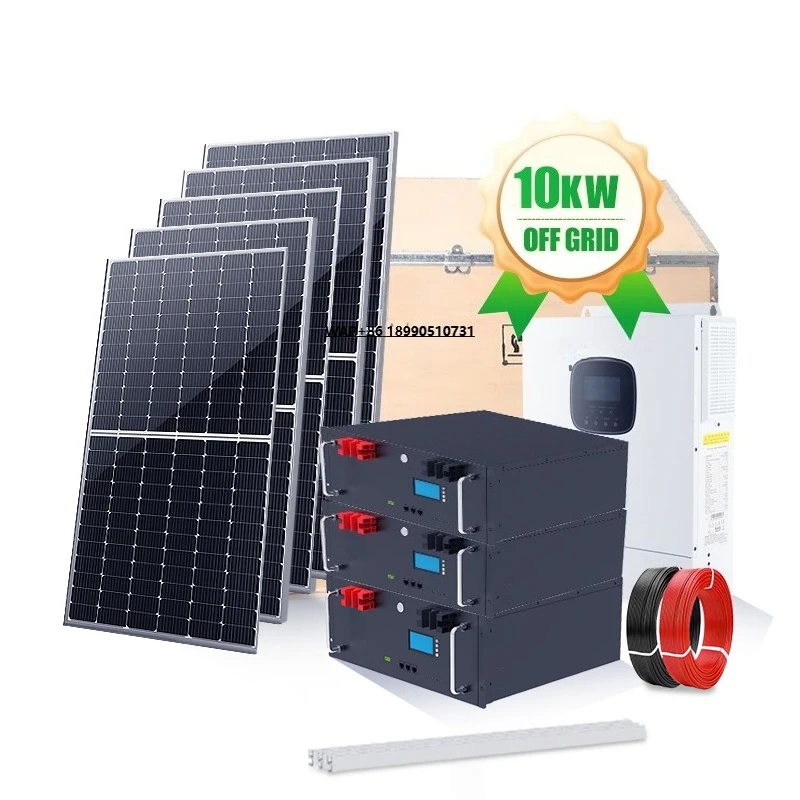 22kw Solar System with ecoflow Power Station Backup Solar Panels Hybrid Off-Grid Solar Panel Farms LifePo4 Battery
