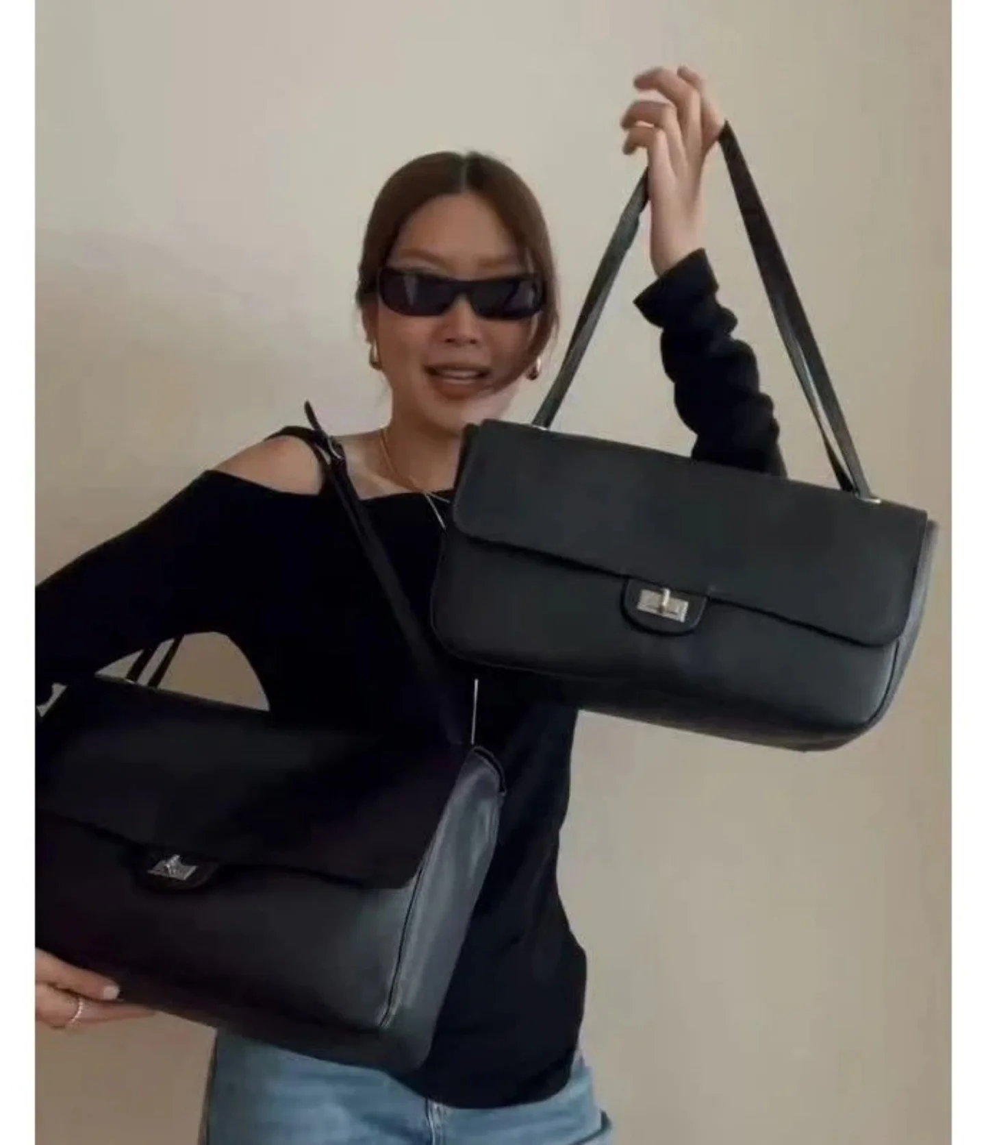 2026 Luxury Design Genuine Leather Crossbody Bag, High-End Underarm Shoulder Tote for Women, Large Capacity Commuter Purse - view 2