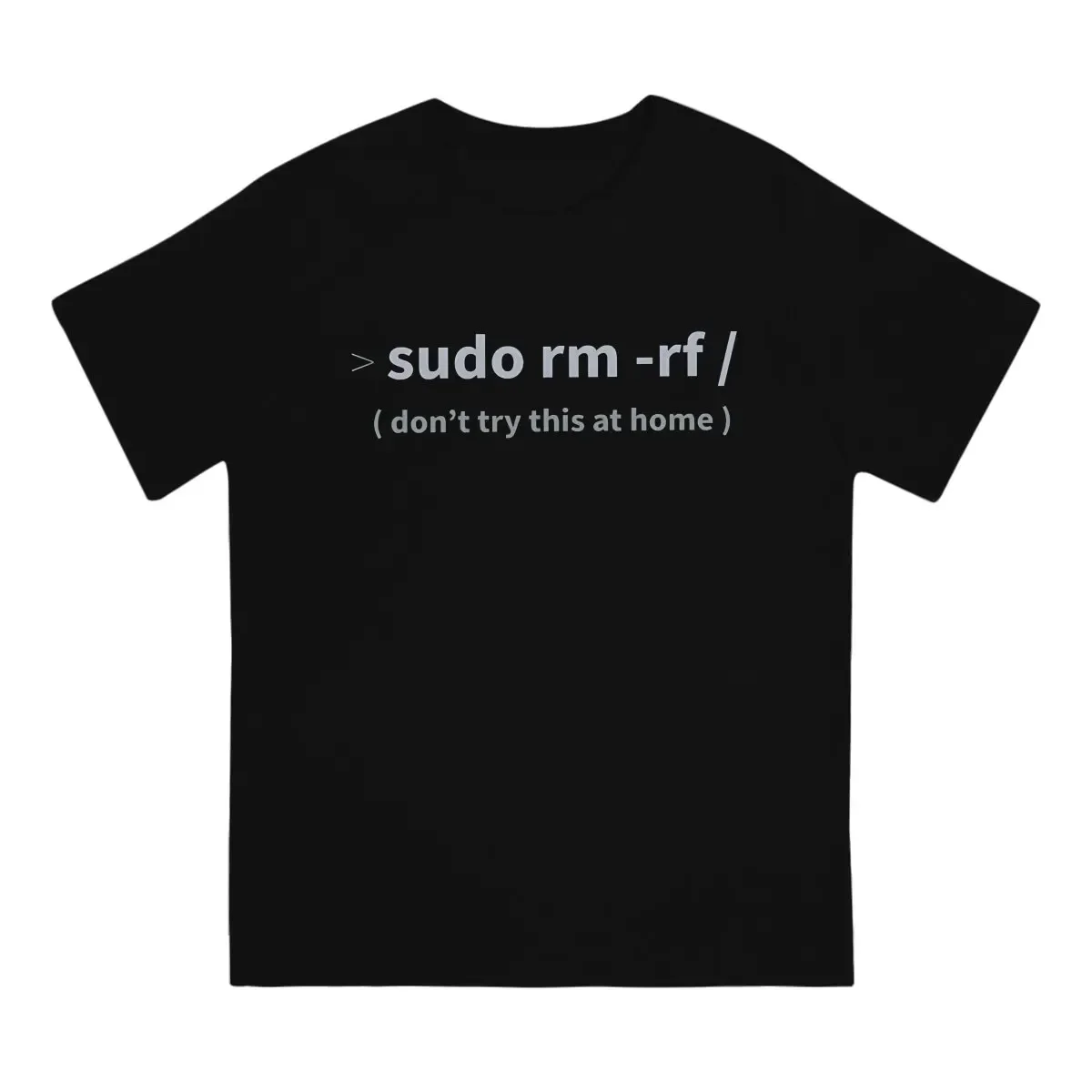 Graphic Men Tops Vintage Summer Polyester Clothes Harajuku T Shirt  UTER Programmer Code Linux Developer Sudo Rm -Rf Tshirt