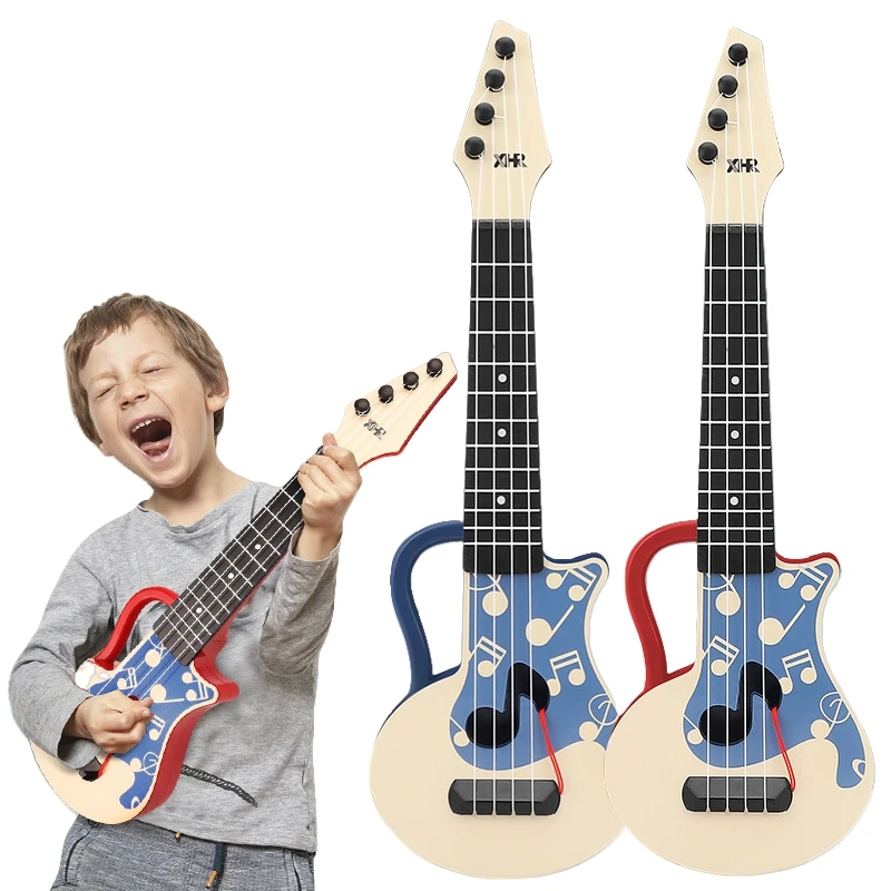 Children'S Mini Ukulele Guitar Toy Instrument 4 Strings Children'S Education Toy Music Learning Game For Boys And Girls