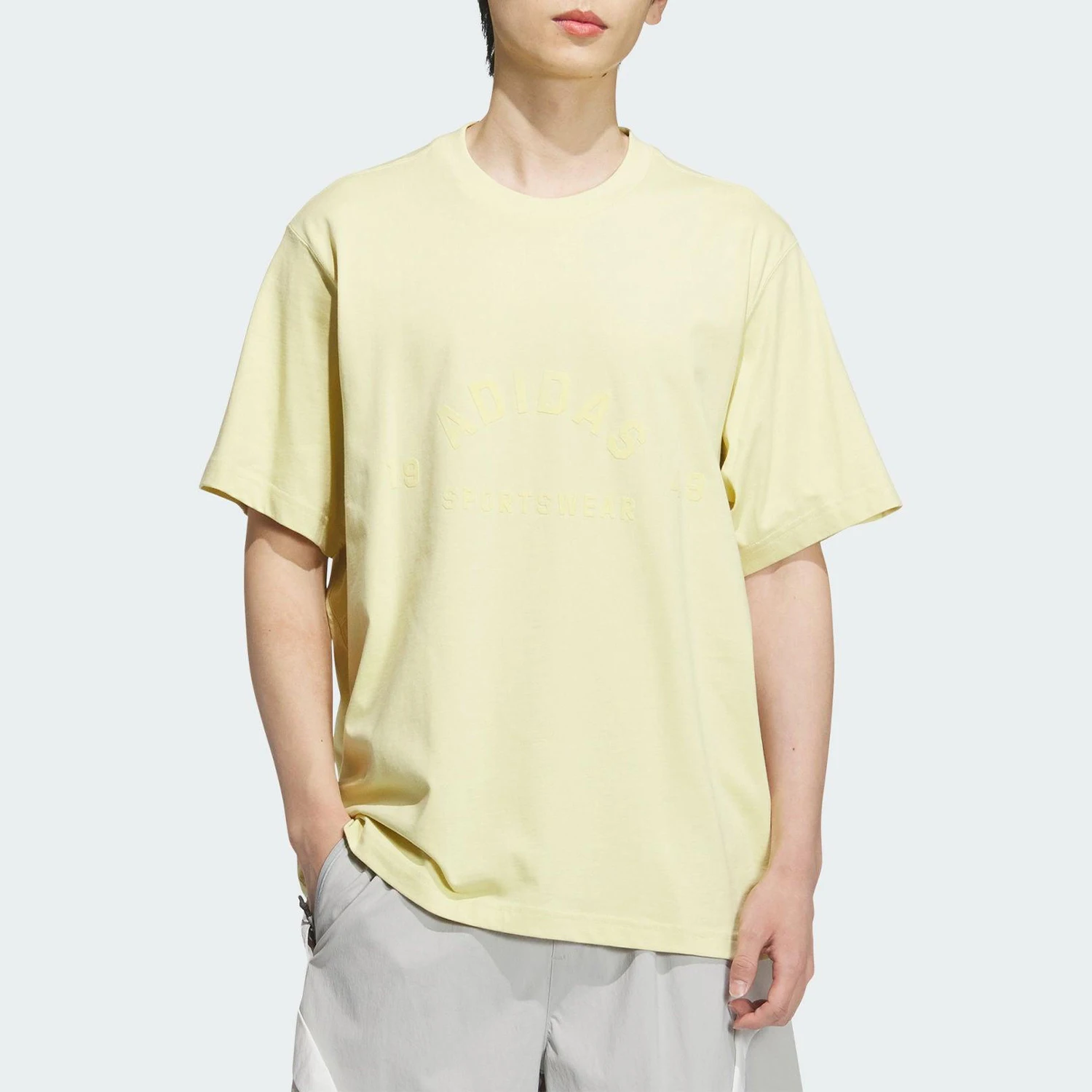 

Adidas genuine Summer New Men's Running Training Breathable Short Sleeve JL6072